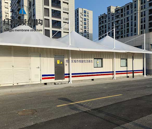 方艙醫院遮陽棚